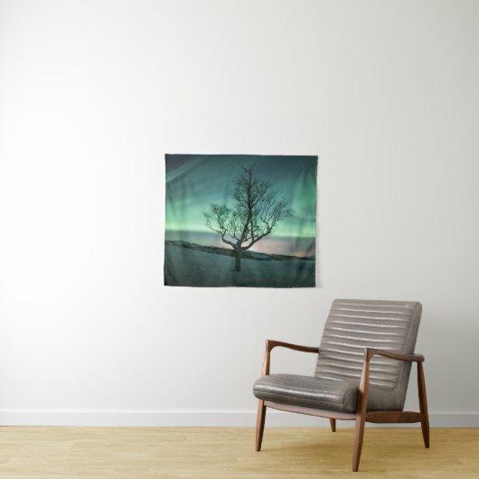 Noord-Lights Tree Wandkleed (In Situ (horizontaal))