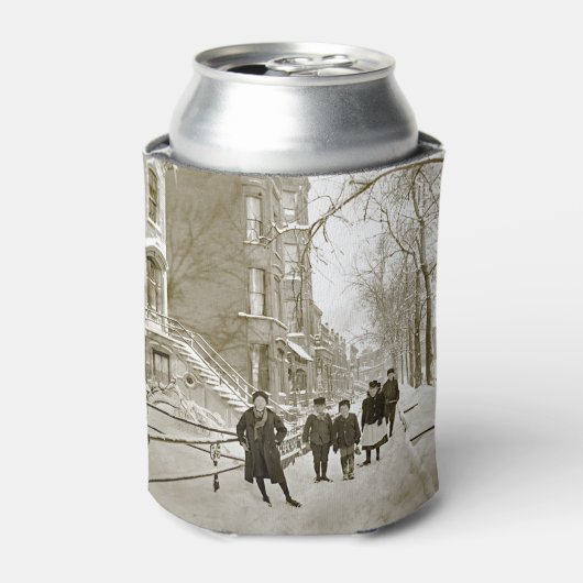 NOORD LINCOLN PARK CHICAGO W. VAN MENOMINEE 1890'S BLIKJESKOELER (Blikje Voorkant)