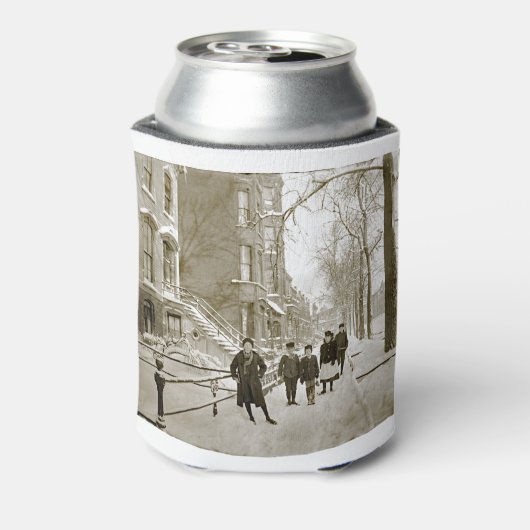 NOORD LINCOLN PARK CHICAGO W. VAN MENOMINEE 1890'S BLIKJESKOELER (Blikje Achterkant)