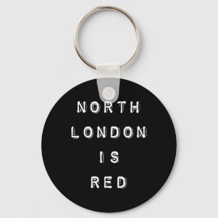 Noord-Londen is Rood - Arsenal Coyg Voetbal Slogan Sleutelhanger