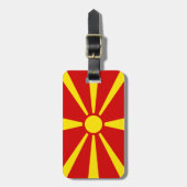 Noord-Macedonië Bagagelabel (Voorkant verticaal)