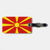 Noord-Macedonië Bagagelabel (Achterkant horizontaal)