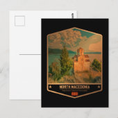 Noord-Macedonië Briefkaart (Voorkant / Achterkant)