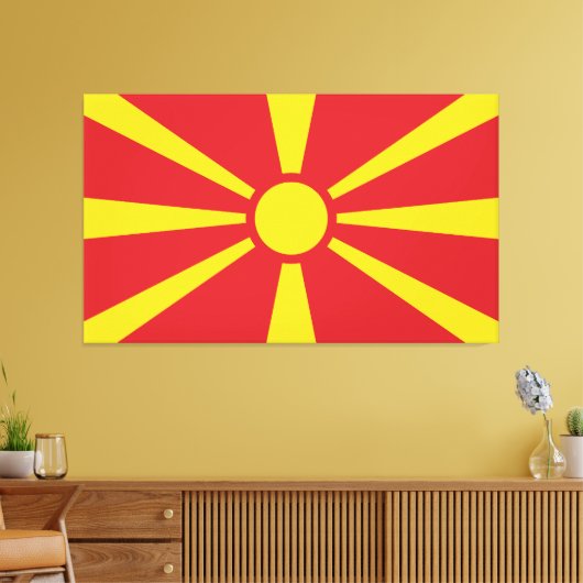 Noord-Macedonië Canvas Afdruk (Insitu (Woonkamer))