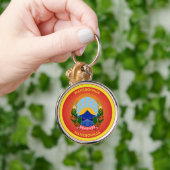 Noord-Macedonië Erfgoed Embleem Sleutelhanger (Hand)