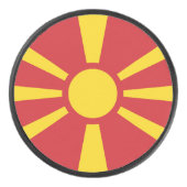 Noord-Macedonië Hockey Puck (Voorkant)