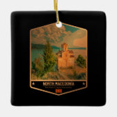 Noord-Macedonië Keramisch Ornament (Voorkant)