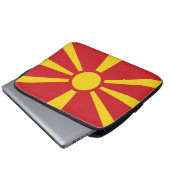 Noord-Macedonië Laptop Sleeve (Voorkant onderkant)