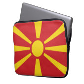 Noord-Macedonië Laptop Sleeve (Voorkant Links)