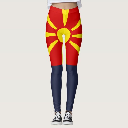 Noord-Macedonië Leggings (Voorkant)