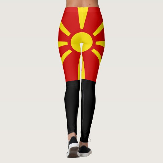 Noord-Macedonië Leggings (Achterkant)