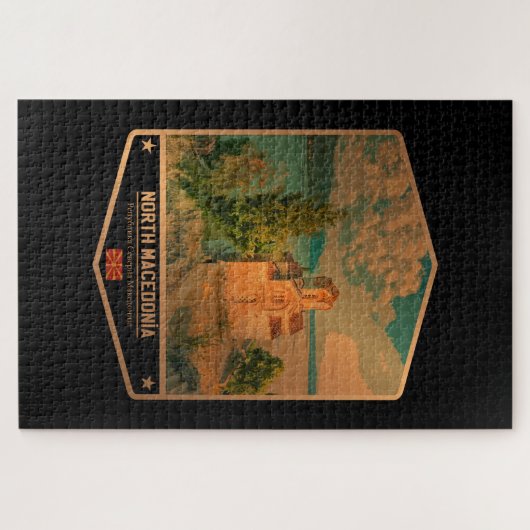 Noord-Macedonië Legpuzzel (Horizontaal)