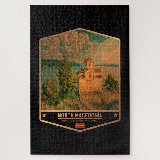 Noord-Macedonië Legpuzzel (Verticaal)