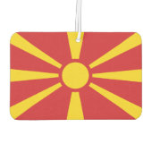 Noord-Macedonië Luchtverfrisser (Achterkant)