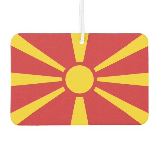 Noord-Macedonië Luchtverfrisser (Voorkant)