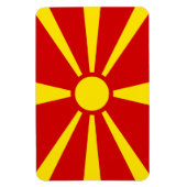 Noord-Macedonië Magneet (Verticaal)
