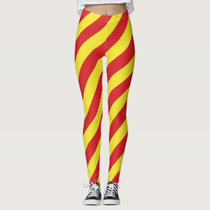 Noord-Macedonië Nationale vlag Diagnose van stakin Leggings