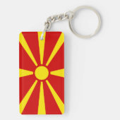 Noord-Macedonië Sleutelhanger (achterkant)