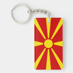 Noord-Macedonië Sleutelhanger