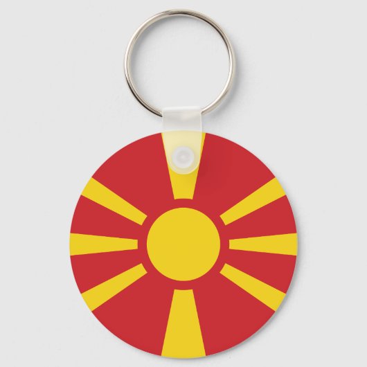 Noord-Macedonië Sleutelhanger (Voorkant)