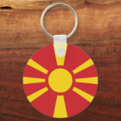 Noord-Macedonië Sleutelhanger (Achterkant)