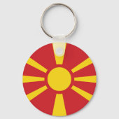 Noord-Macedonië Sleutelhanger (Achterkant)