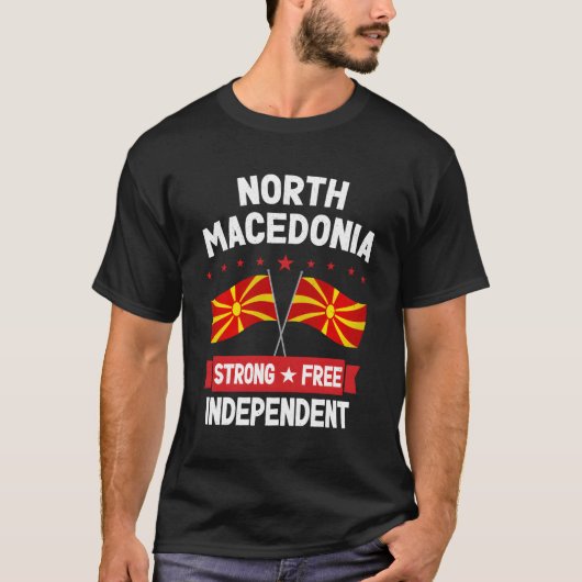 Noord-Macedonië T-shirt (Voorkant)