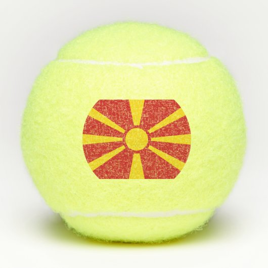 Noord-Macedonië Tennisballen (Voorkant)