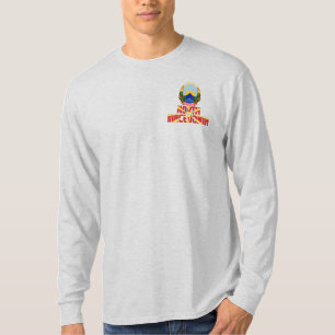 Noord-Macedonië Vlag en wapenschild T-shirt