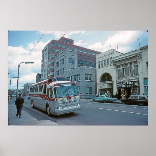 Noord-Main St. Wilkes-Barre Pa. Poster (Voorkant)