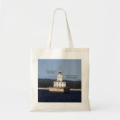 Noord-Manitou Shoal Light-canvas tas (Voorkant)
