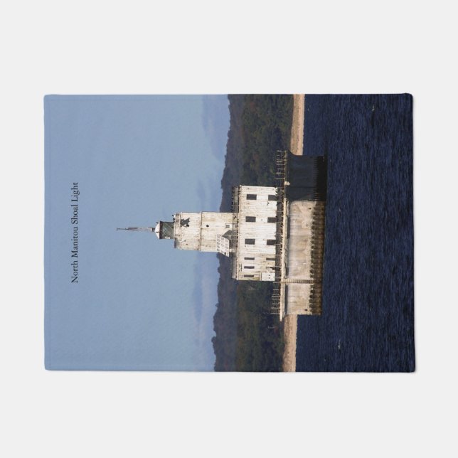Noord-Manitou Shoal Light-deurmat Deurmat (Voorkant)