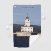 Noord-Manitou Shoal Light-golfhanddoek Golfhanddoek (Insitu)