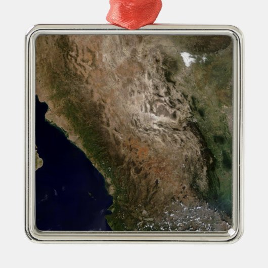 Noord-Mexico 2 Metalen Ornament (Voorkant)