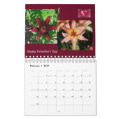 Noord-Michigan Flower Calendar Kalender (Feb 2027)