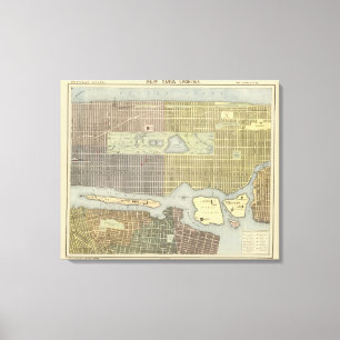 Noord-New York City Canvas Afdruk