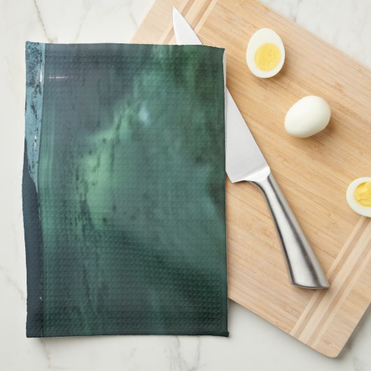 Noord-Noorwegen Aurora Night Theedoek (Quarter Fold)