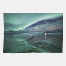 Noord-Noorwegen Aurora Night Theedoek