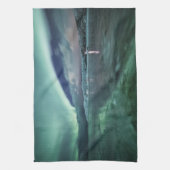 Noord-Noorwegen Aurora Night Theedoek (Verticaal)