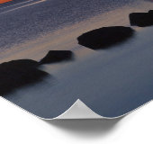 Noord-pier vuurtoren in Duluth, Minnesota, Poster (Hoek)