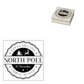 Noord-Pole Express Delivery Rubber Stamp Rubberstempel (Gestempeld)
