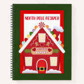 Noord-Pole recepten van mevrouw Claus Notitieboek (Voorkant)