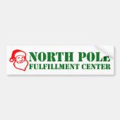 Noord-poolcentrum Bumpersticker (Voorkant)