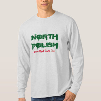 noord-poolse nationaliteit van santa clause grappi t-shirt