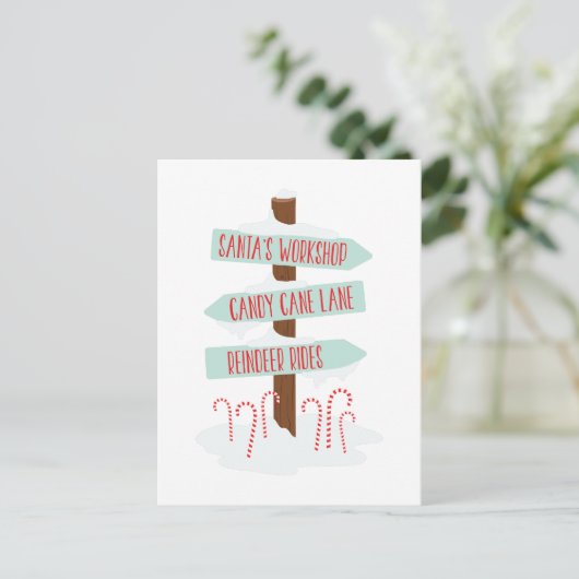 Noord-poolsignalen Briefkaart (Staand voorkant)