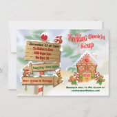 Noord-poolvakantie Cookie Swap-uitnodigingen Kaart (Voorkant)