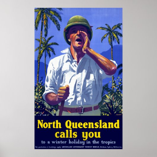 Noord-Queensland Australië Reis Poster (Voorkant)