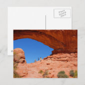 Noord-raam in nationaal park Arches Briefkaart (Voorkant / Achterkant)