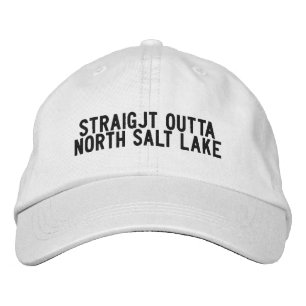 Noord Salt Lake Utah Hoed Geborduurde Pet