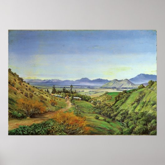 Noord - Santiago Desde Apoquindo Poster (Voorkant)